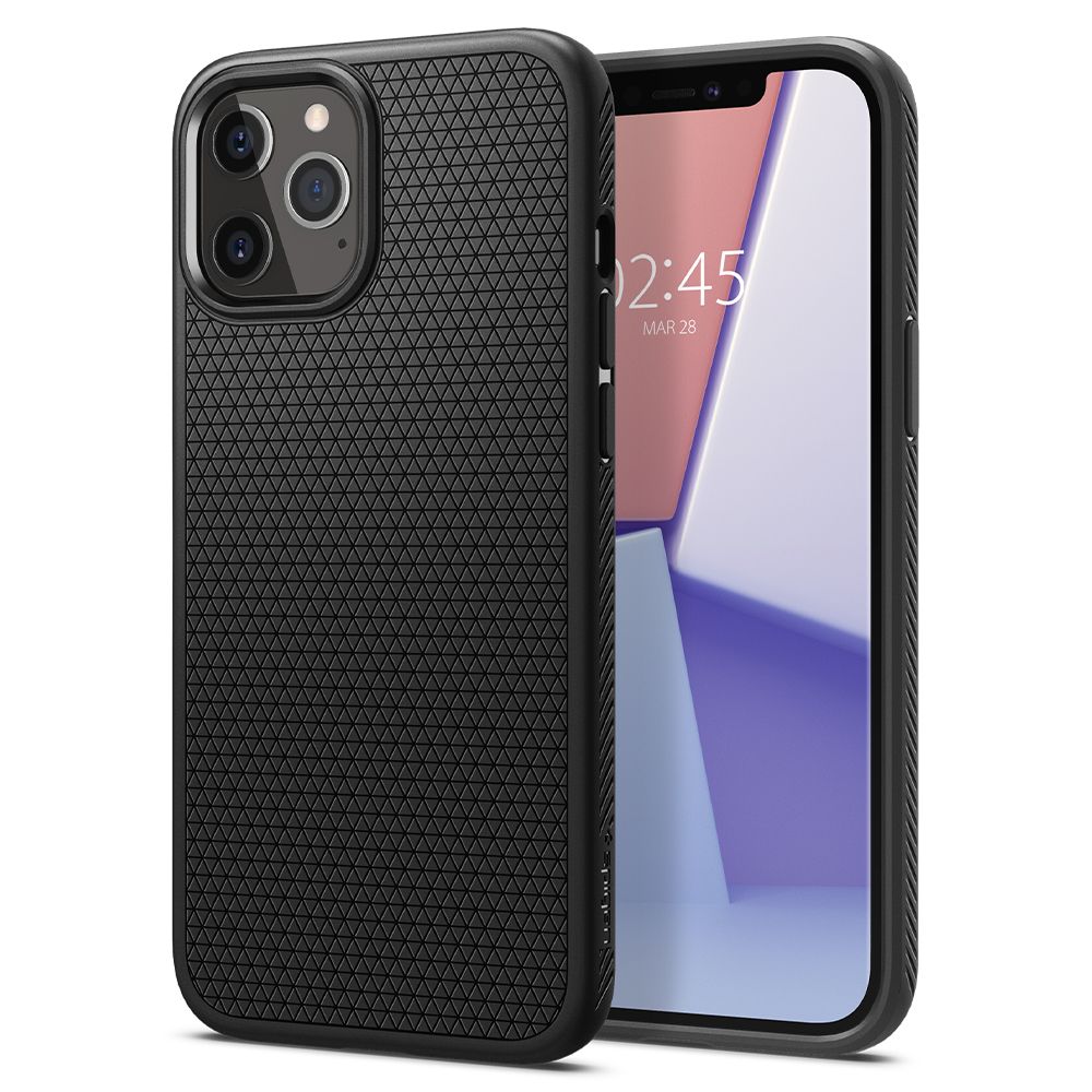 iPhone 14 Telefontok - SPIGEN LIQUID AIR Fekete tok