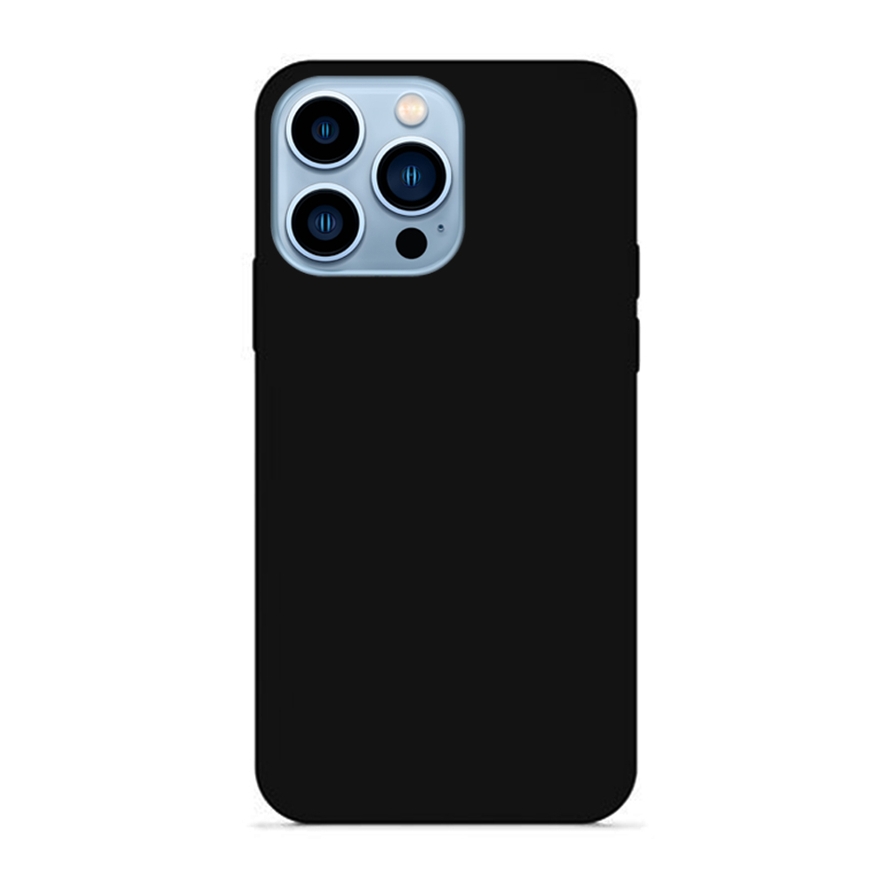 iPhone 14 Pro Max Telefontok - fekete szilikon tok