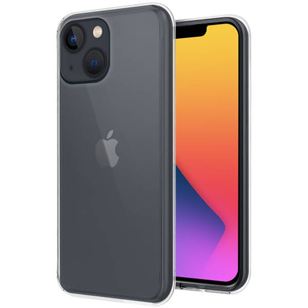 iPhone 14 Plus Telefontok- 2 mm-es átlátszó szilikon hátlap tok