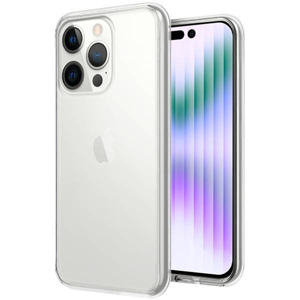 iPhone 14 Pro Telefontok - 2 mm-es átlátszó szilikon hátlap tok
