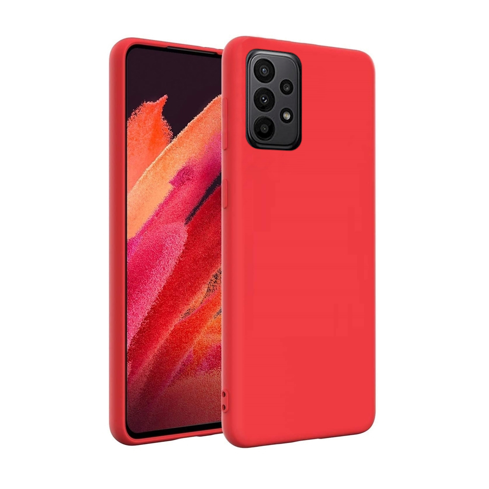 Samsung Galaxy A23 5G Telefontok - piros szilikon tok