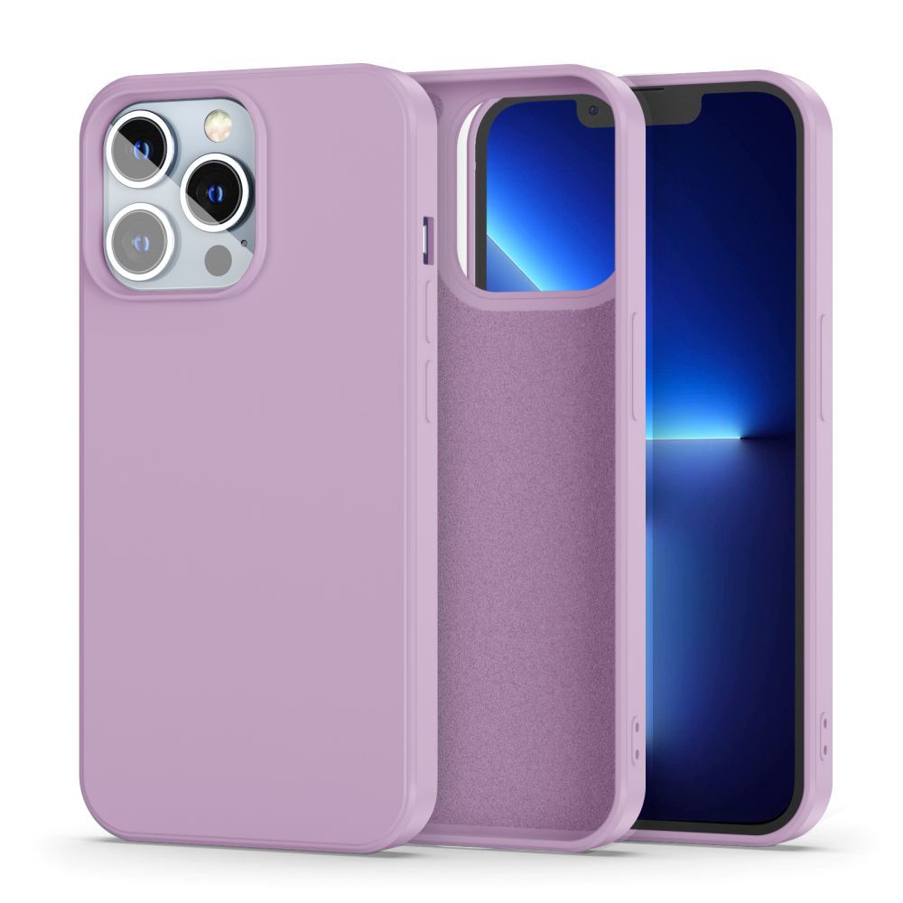 iPhone 14 Pro Telefontok - Tech-Protect Icon lila szilikon hátlap tok