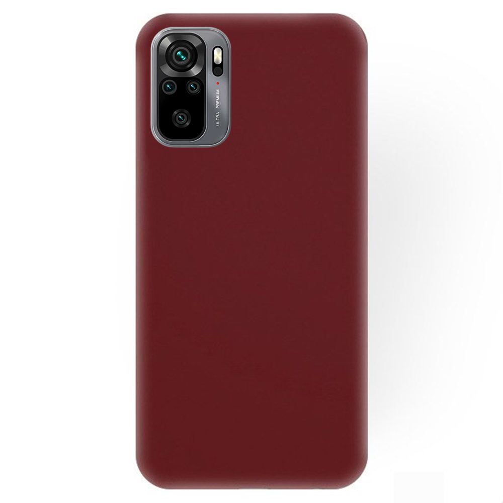 Telefontok Xiaomi Poco M5s - burgundy szilikon tok