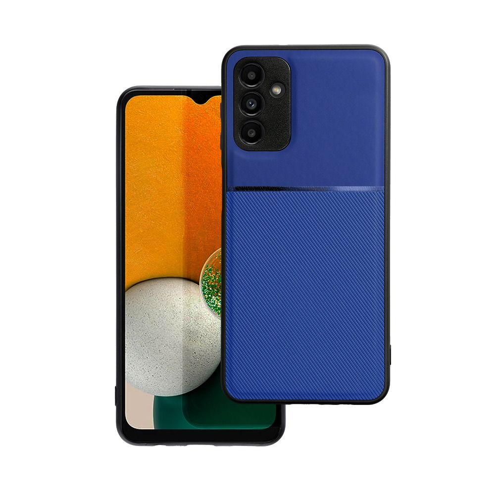 Samsung Galaxy A04s Telefontok - Elegance kék műanyag hátlap tok szilikon kerettel