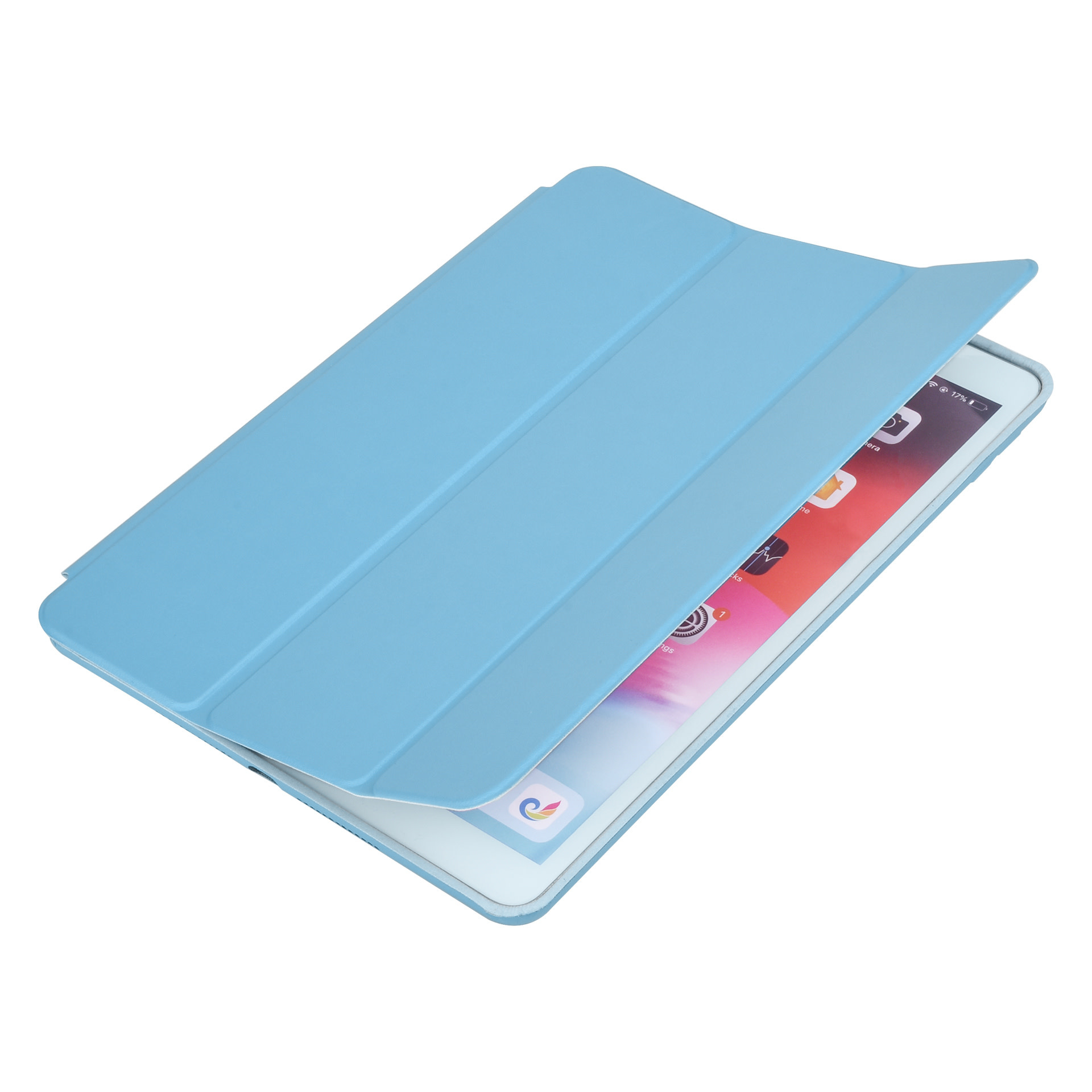 iPad 2020 10.2 (iPad 8) Tablettok - kék smart case tablet tok