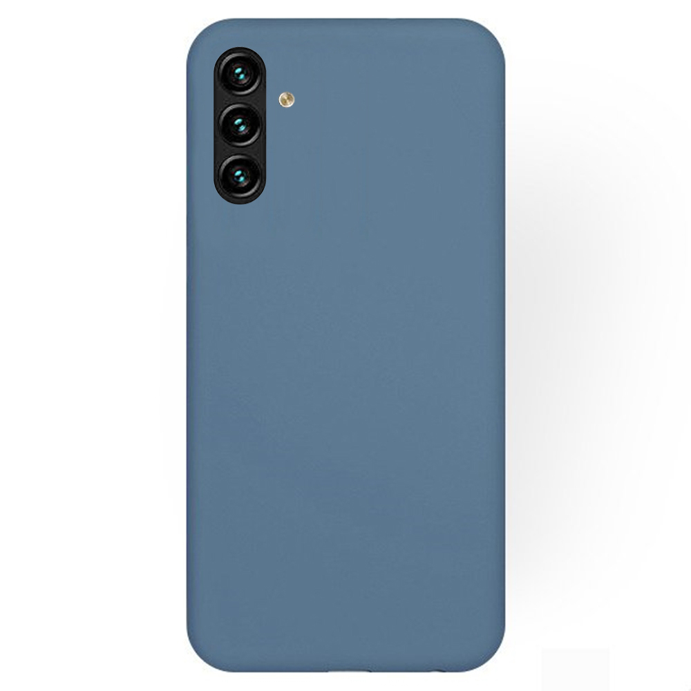 Samsung Galaxy A04s (A047) Telefontok - szürkés kék szilikon tok