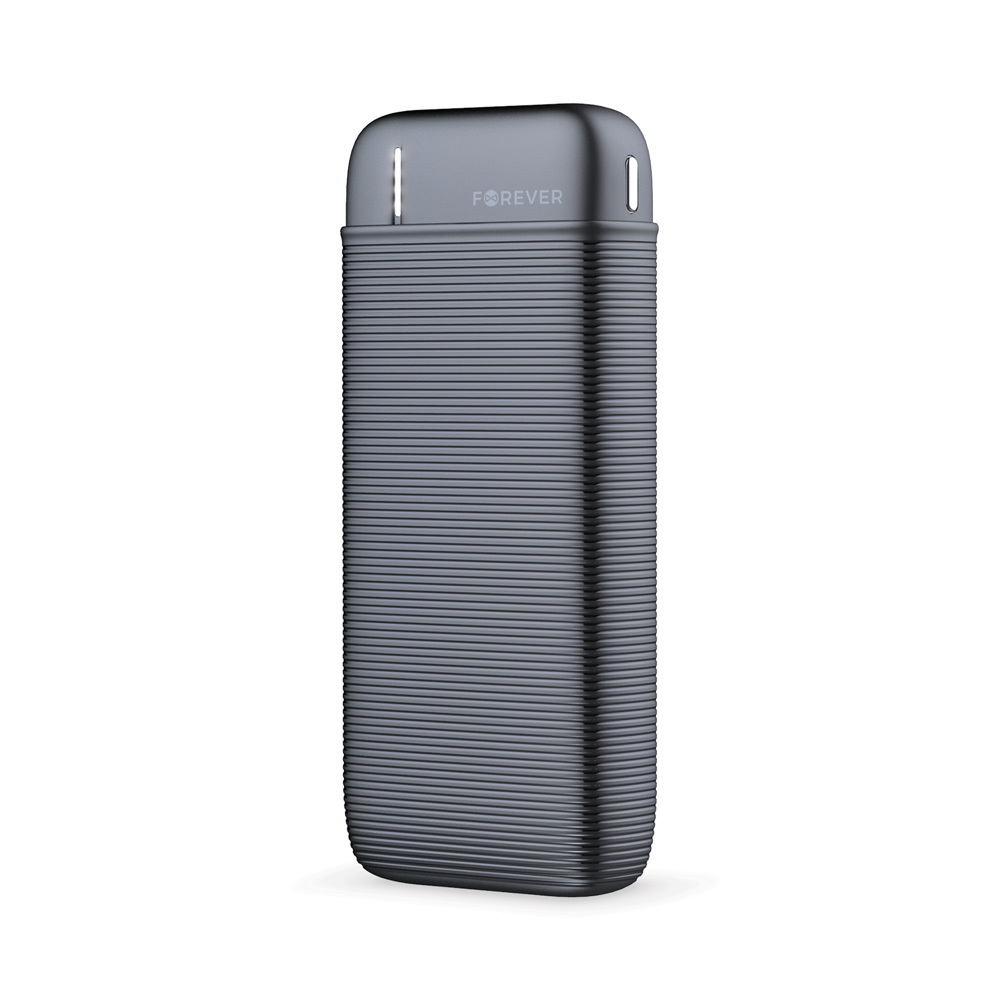 Forever TB-100M Powerbank - fekete powerbank 2USB, 10000mAh, 2,1A