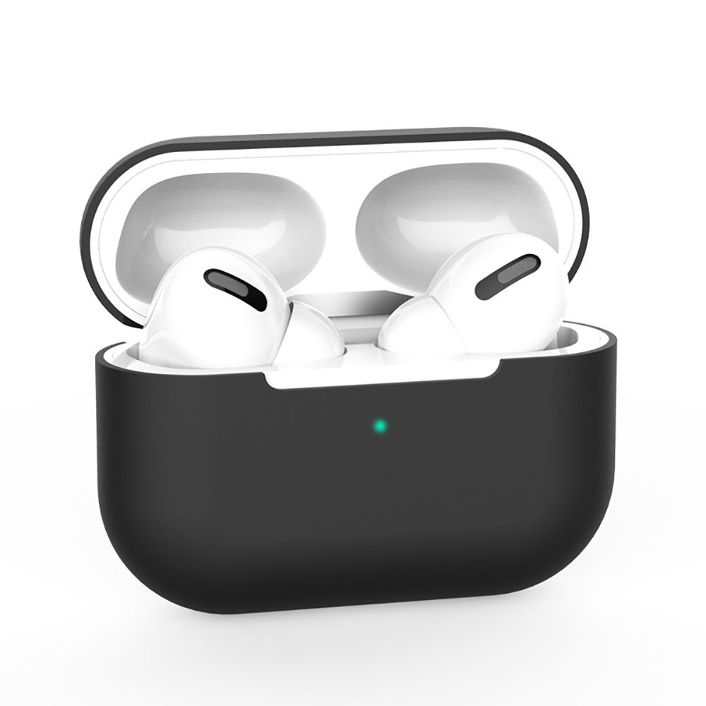 Icon AirPods PRO 1 tartó - fekete szilikon AirPods PRO 1 tartó