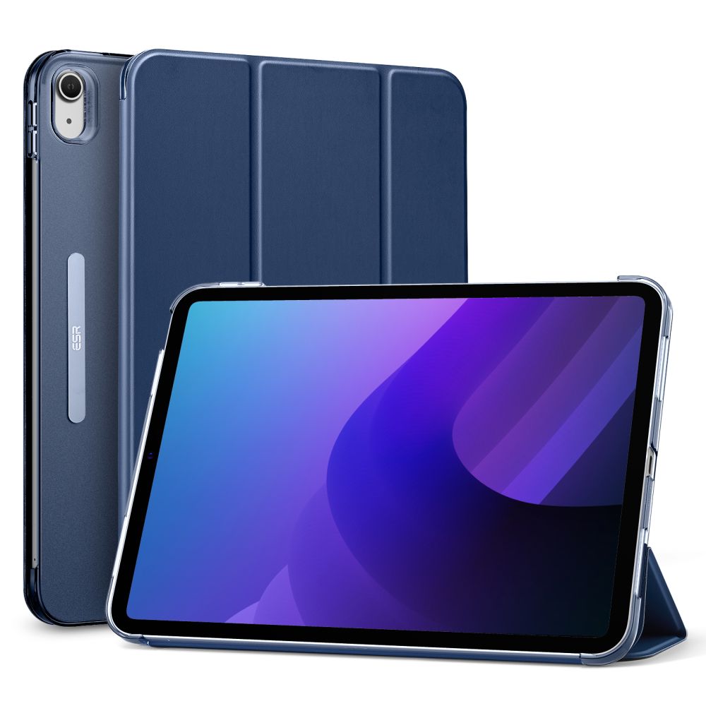 iPad 2022 10.9 (iPad 10) Tablettok - ESR TRIFOLD kék smart case