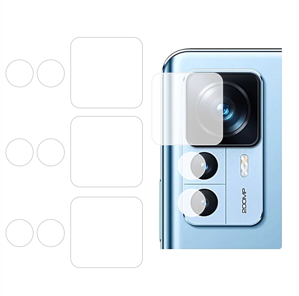 Xiaomi 12T Pro Védőfólia - 3MK kamera flexibilis fólia (4x)