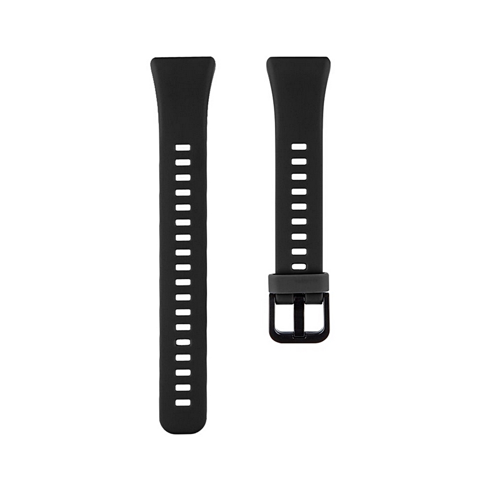 Okosóra szilikon szíj - Honor Band 6 okosóra szíj - TACTICAL fekete szilikon szíj