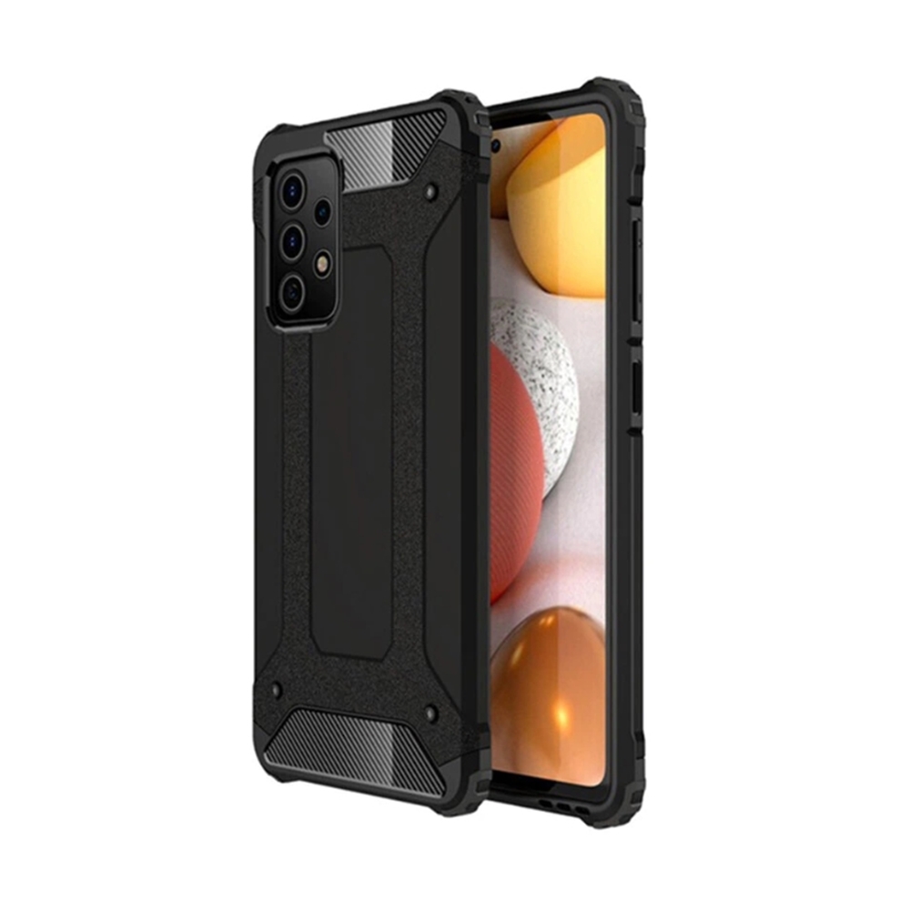 Samsung Galaxy A53 5G Telefontok - Defender II fekete ütésálló hátlap tok