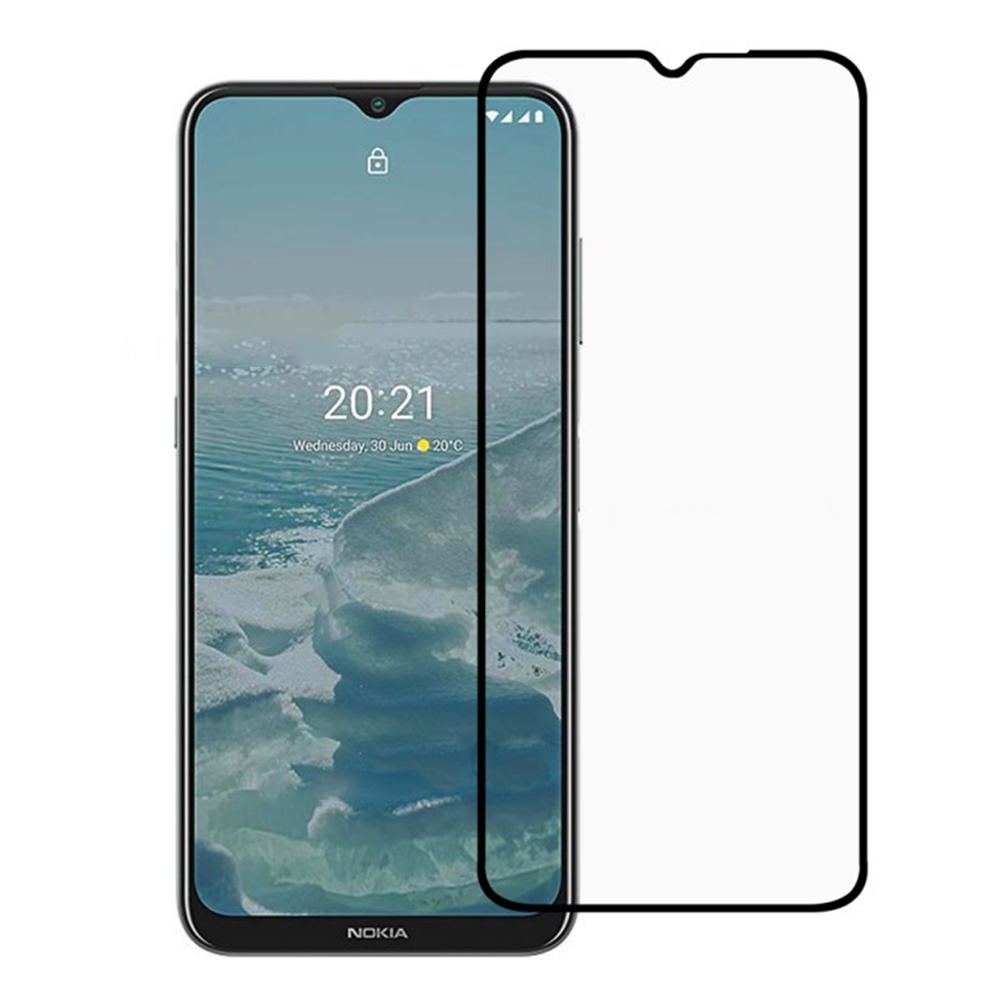 Nokia G60 Üvegfólia - 5D full glue, super kemény tokbarát fólia fekete kerettel