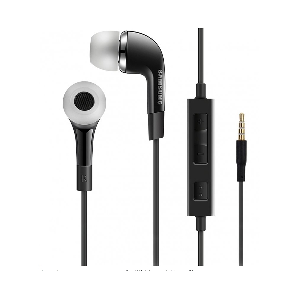 Samsung EHS64AVFBE Headset - fekete gyári hangerőszabályzós stereo headset