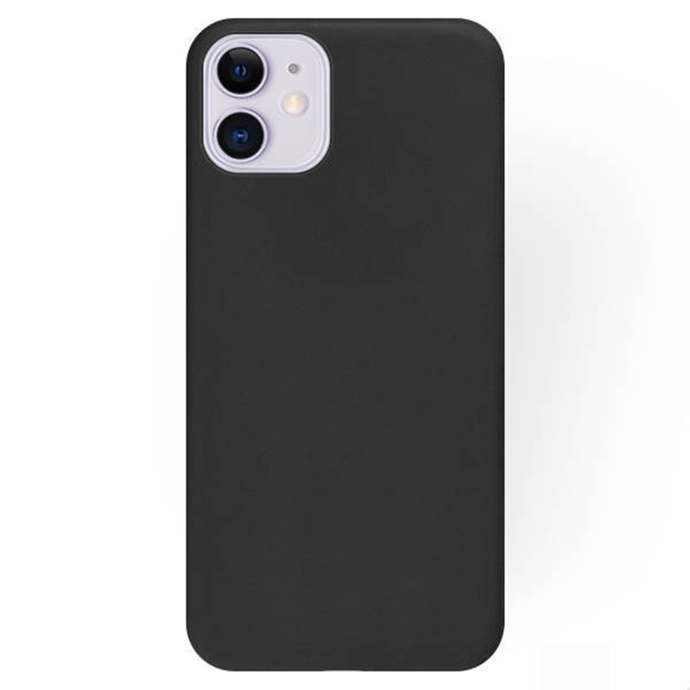 iPhone 12 mini Telefontok- fekete szilikon tok