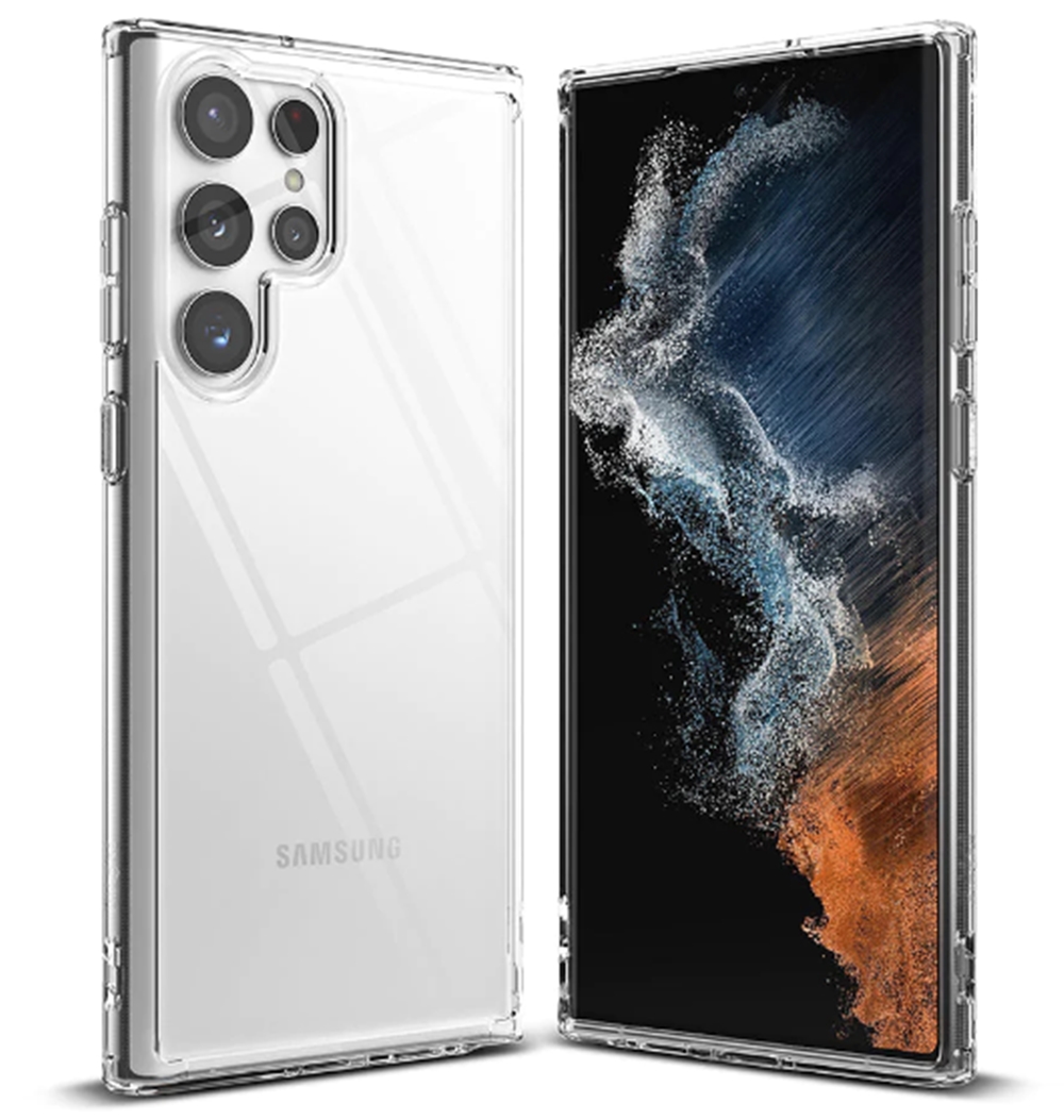 Samsung Galaxy S23 Ultra Telefontok - 2mm-es átlátszó szilikon tok