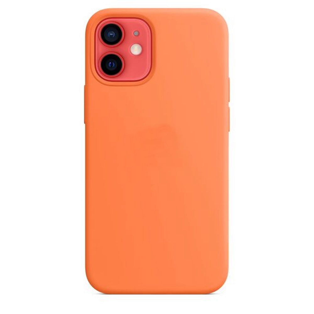 iPhone 12 mini Telefontok- narancssárga szilikon tok
