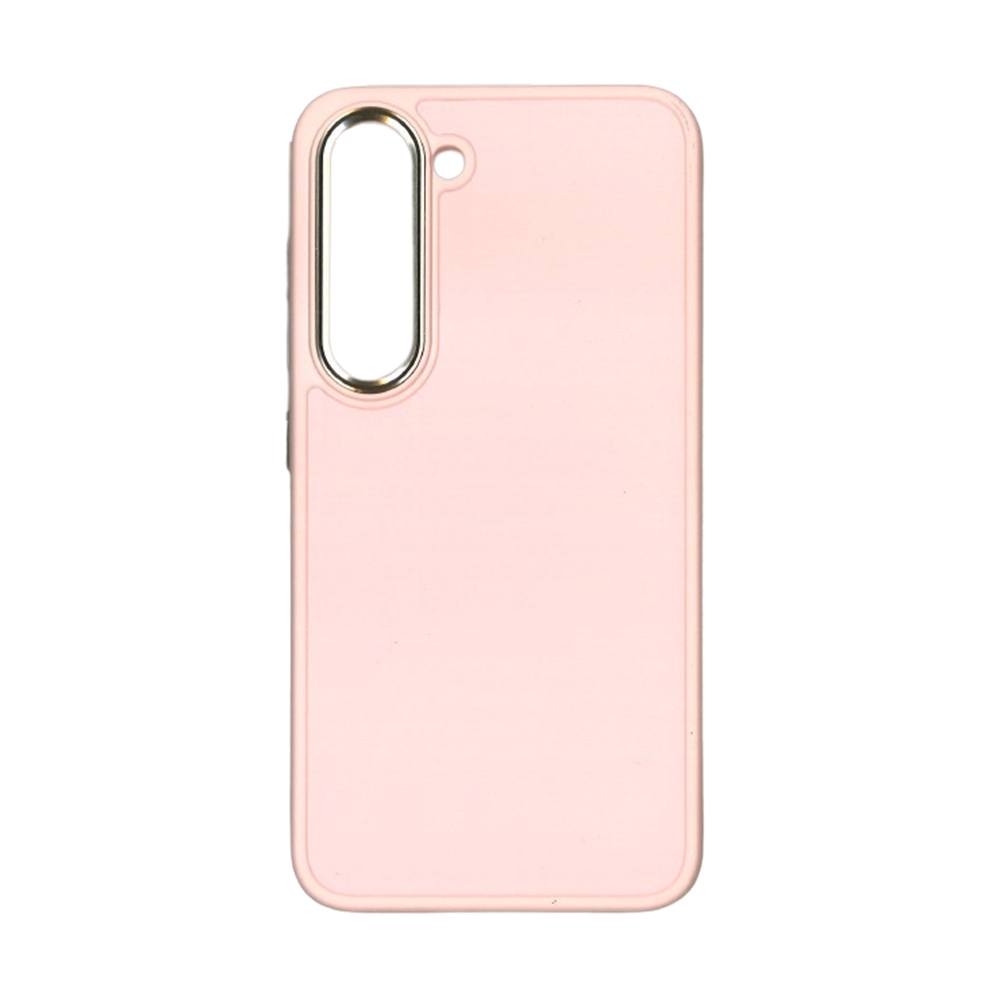 Samsung Galaxy S23+ (S23 Plus) Telefontok - Satin - pink műanyag hátlap tok, szilikon kerettel