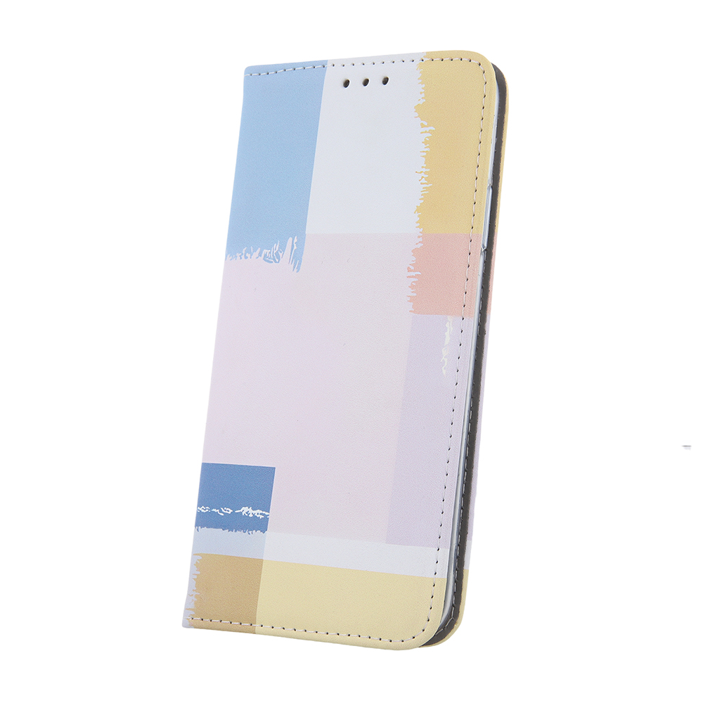 Xiaomi Redmi 9A / 9AT Telefontok - Smart Trendy Coloured Square - mágneses szilikon keretes könyvtok