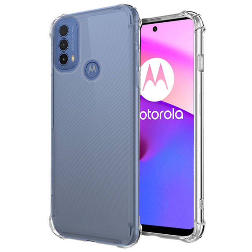 Motorola Moto E40 Telefontok - ütésálló átlátszó tok