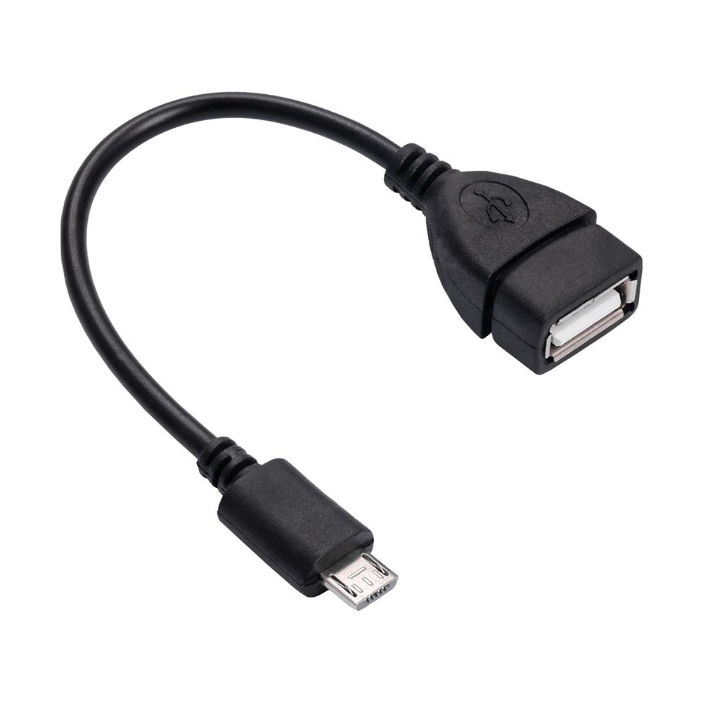 Akyga AD-09 Adapter - USB / MicroUSB adapter fekete