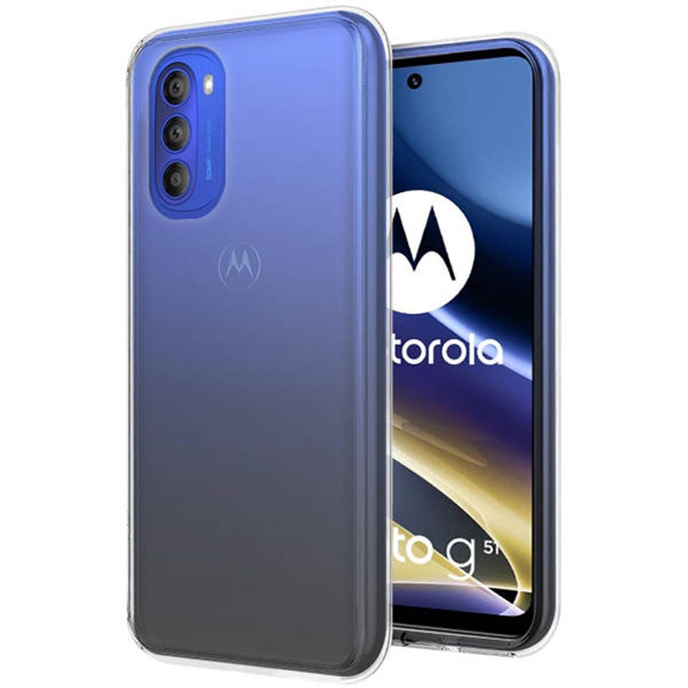 Motorola Moto G51 5G Telefontok - átlátszó szilikon tok