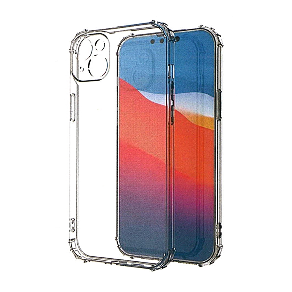 iPhone 14 Telefontok - ütésálló átlátszó tok