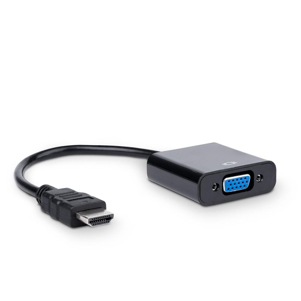 Akyga AD-42 Adapter - HDMI / VGA HUB porttal, 15 cm kábel