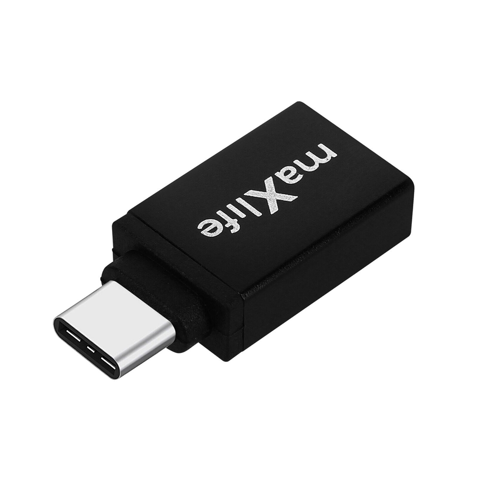 MaxLife Adapter - USB / TYPE-C (USB-C), fekete adapter
