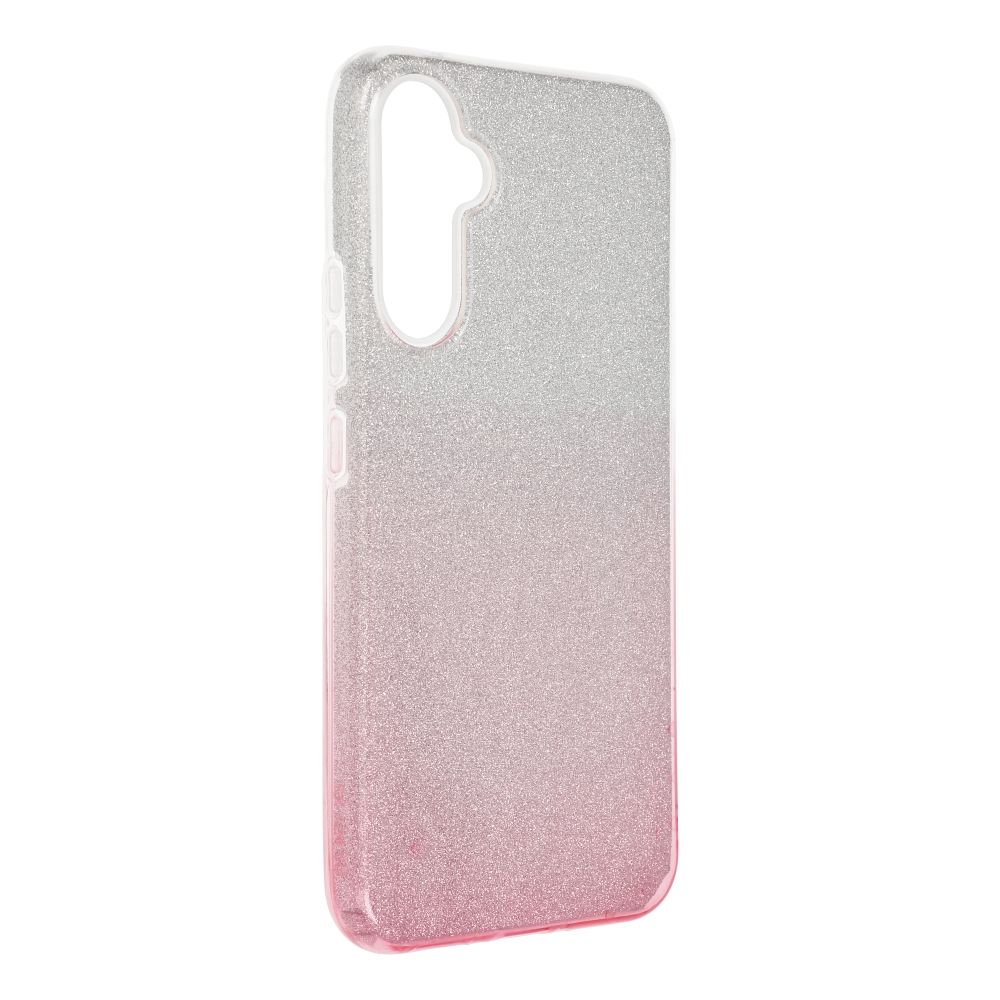 Samsung Galaxy A34 5G Telefontok - Ezüst / pink Shiny tok