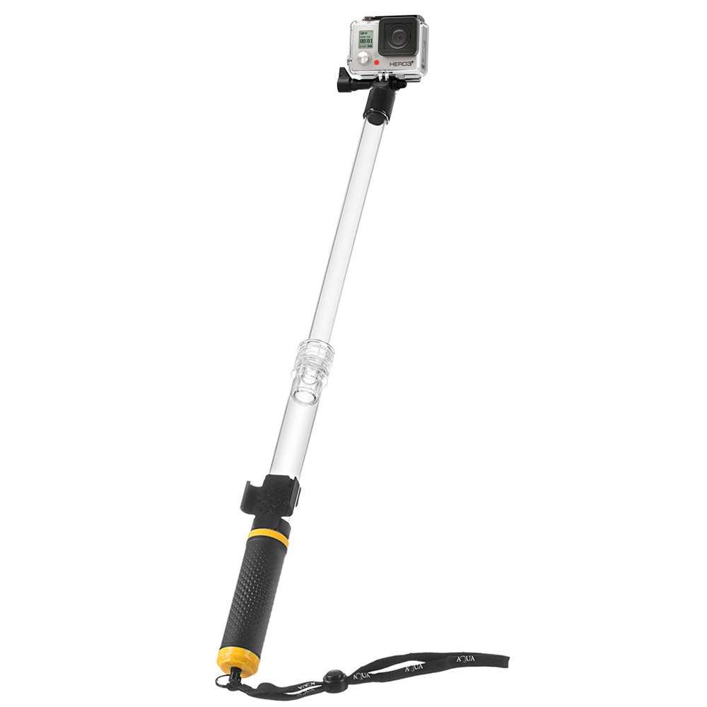 Monopad Selfie bot - GoPro SJCAM selfie bot - átlátszó/fekete