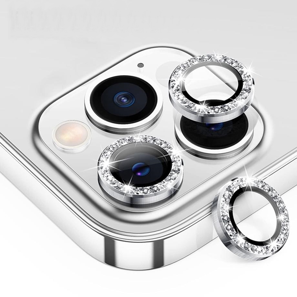 iPhone 14 Pro Max kameralencse  védőkeret - Diamond - üveg, kameralencse védőkeret