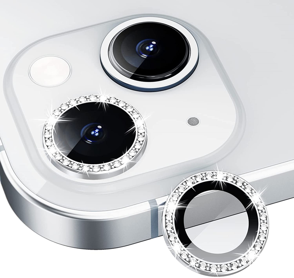 iPhone 13 kameralencse védőkeret - Diamond - üveg, kameralencse védőkeret