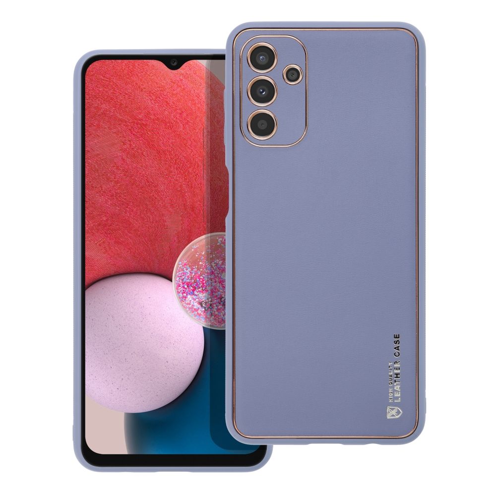 Samsung Galaxy A34 5G Telefontok - Forcell műbőr hátlap tok, kékes-lila