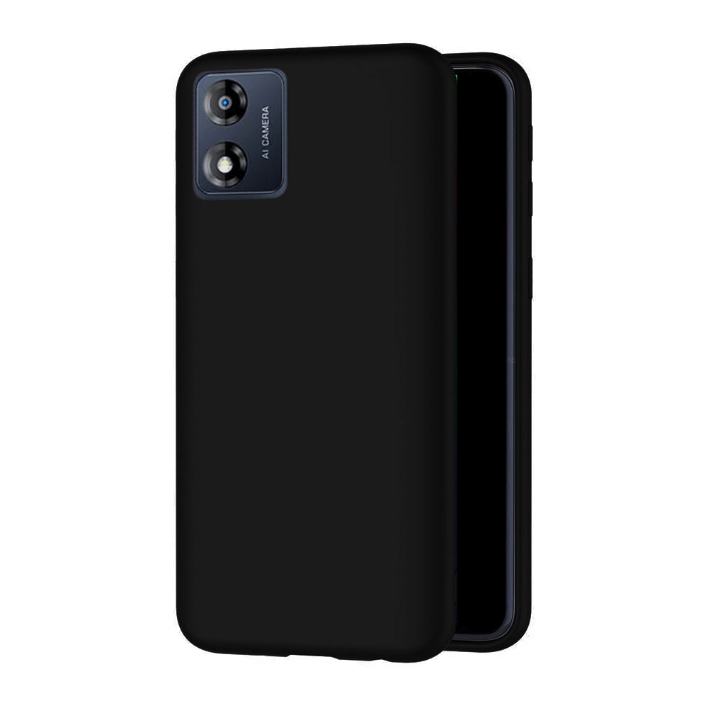 Motorola Moto E13 Telefontok - fekete szilikon tok