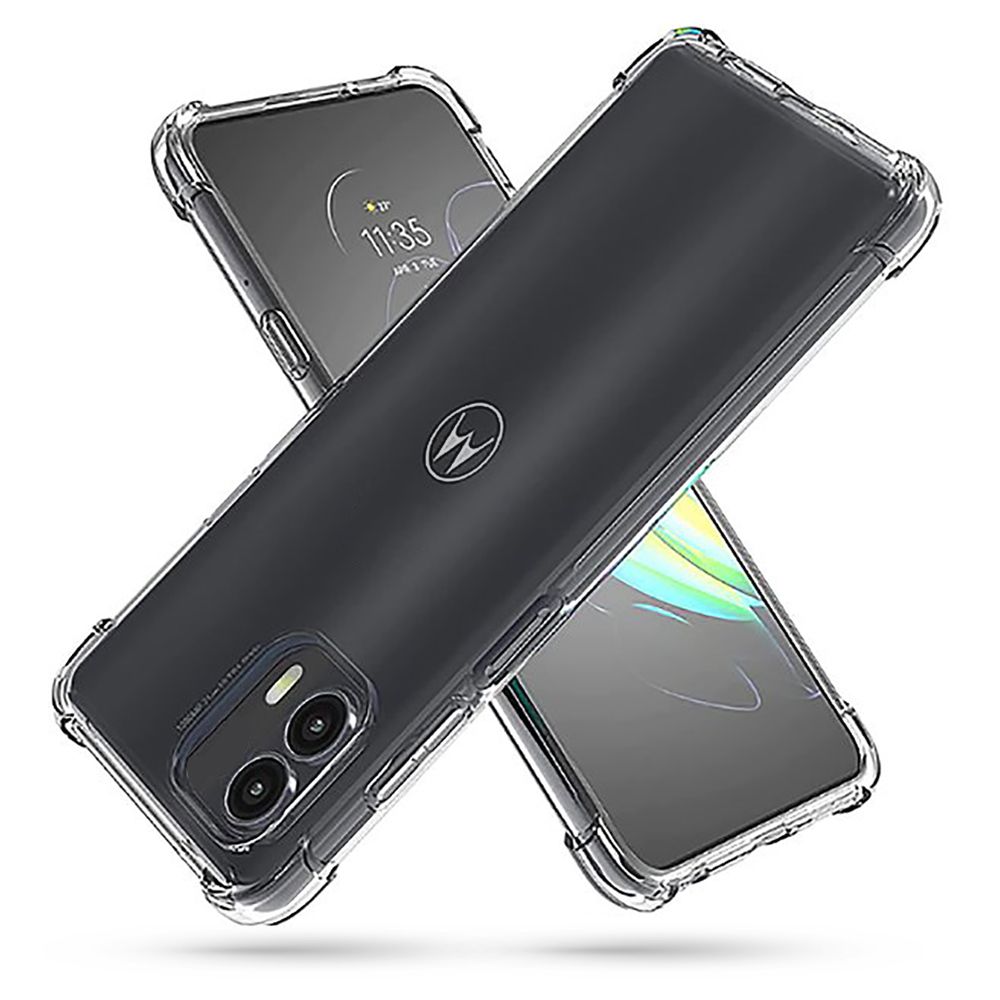 Motorola Moto G73 Telefontok - ütésálló átlátszó tok