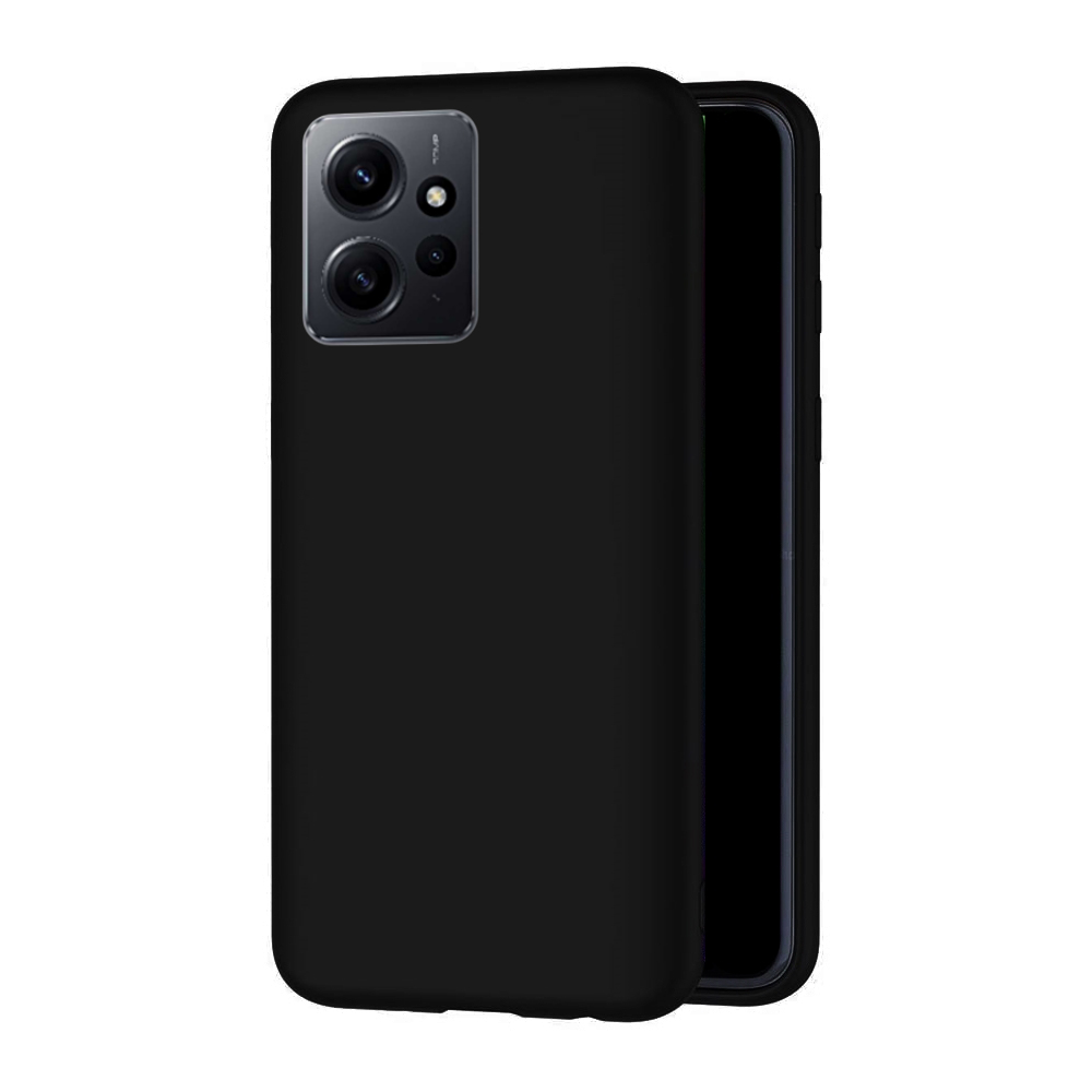Xiaomi Redmi Note 12 4G / LTE Telefontok - fekete szilikon tok