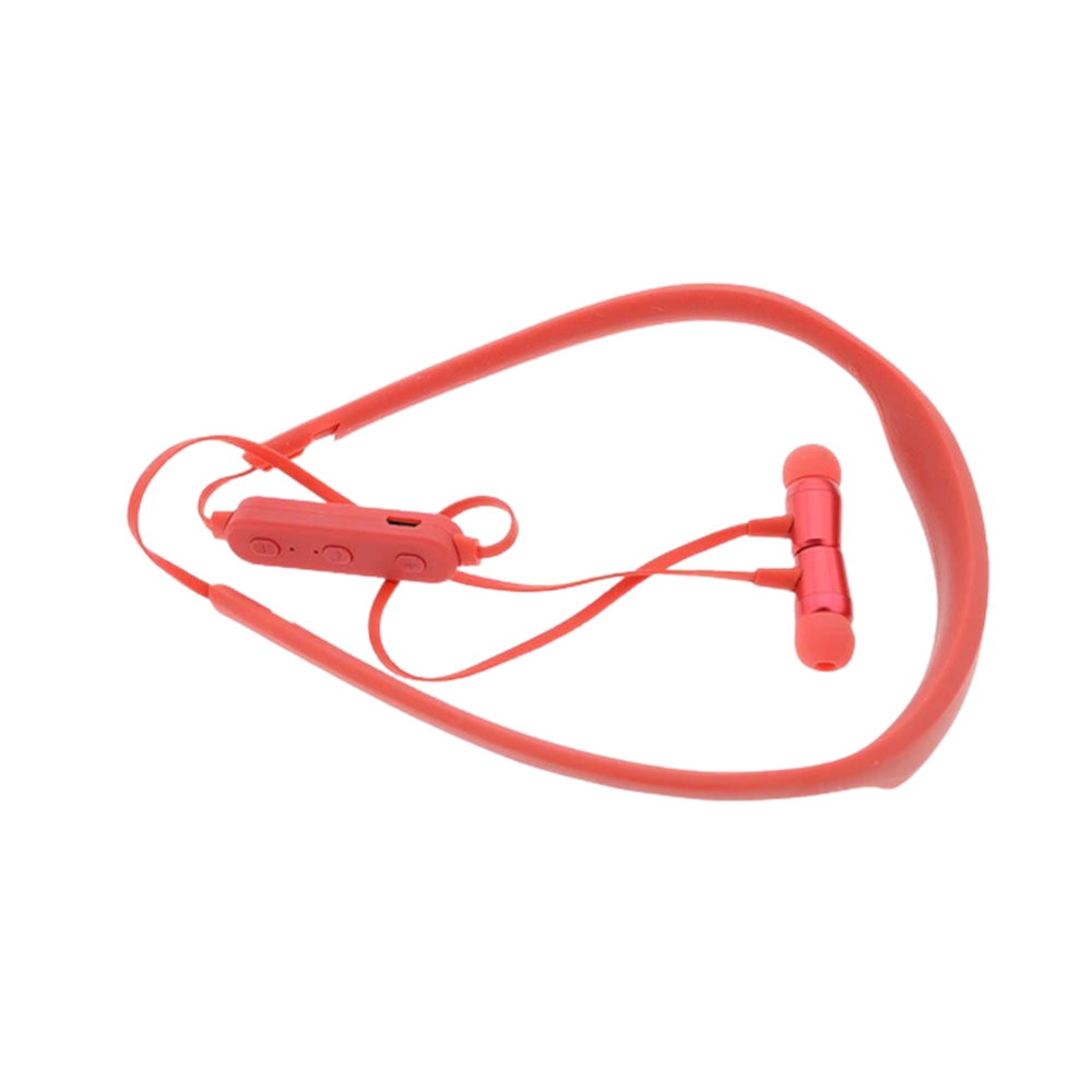 Boyi3 Headset - piros stereo bluetooth headset fülhallgató