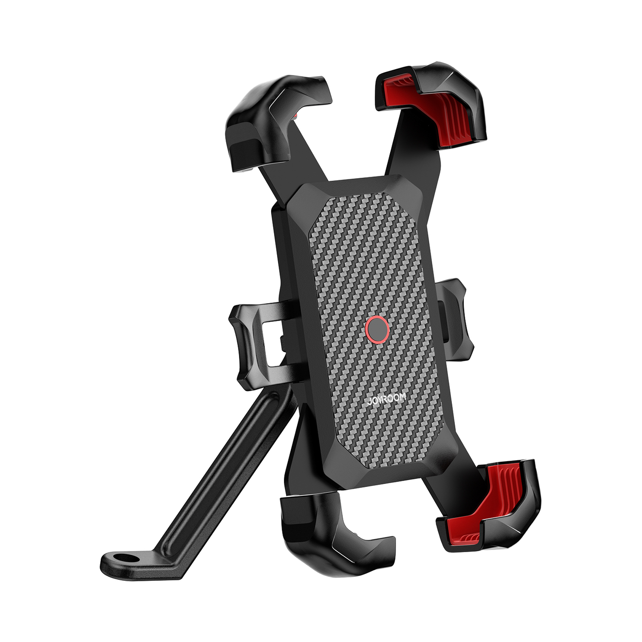 Joyroom ZS288-m Motoros tartó - univerzális motor visszapillantó tükörre szerelhető, fekete telefon tartó 4,7-7 coll
