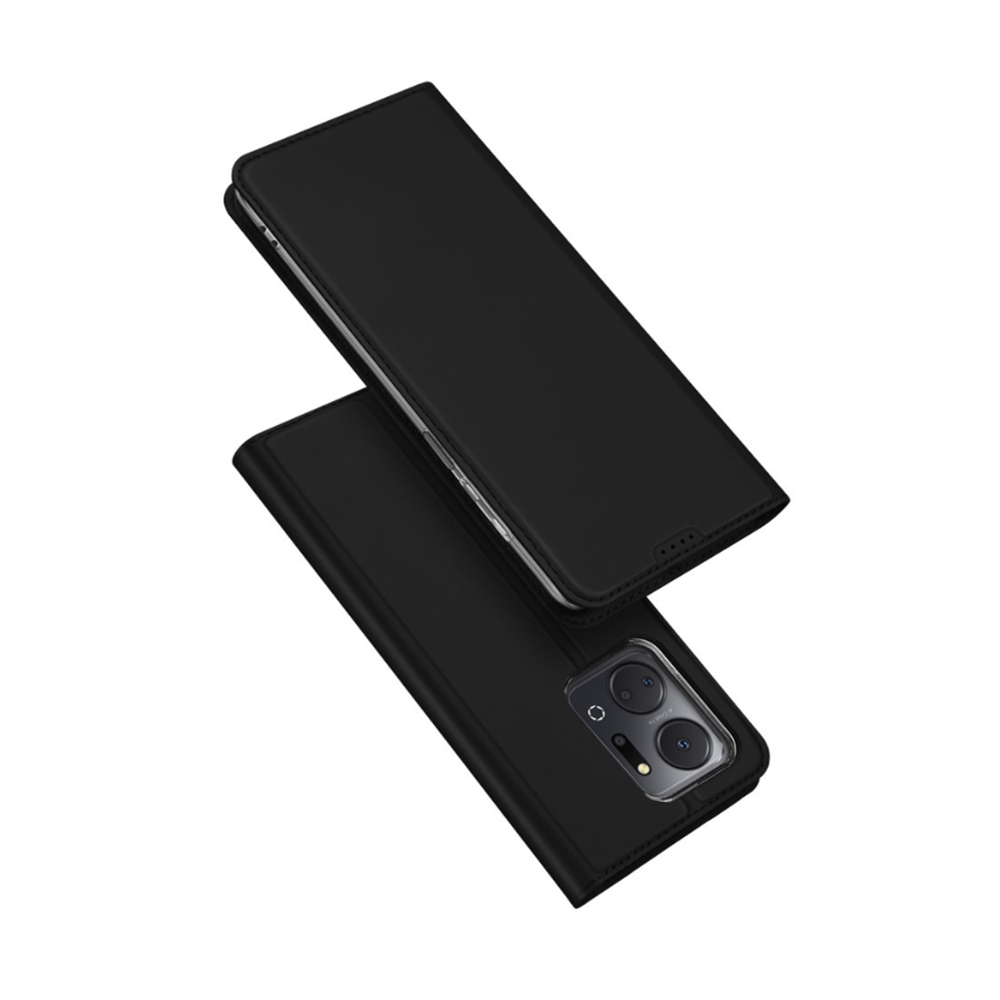 Honor X7a Telefontok - Dux Ducis fekete flipcover tok