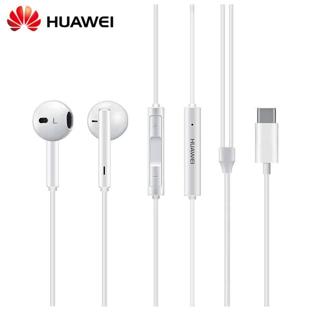 Huawei Headset  CM33 - fehér, stereo headset Type-C (USB-C) csatlakozóval
