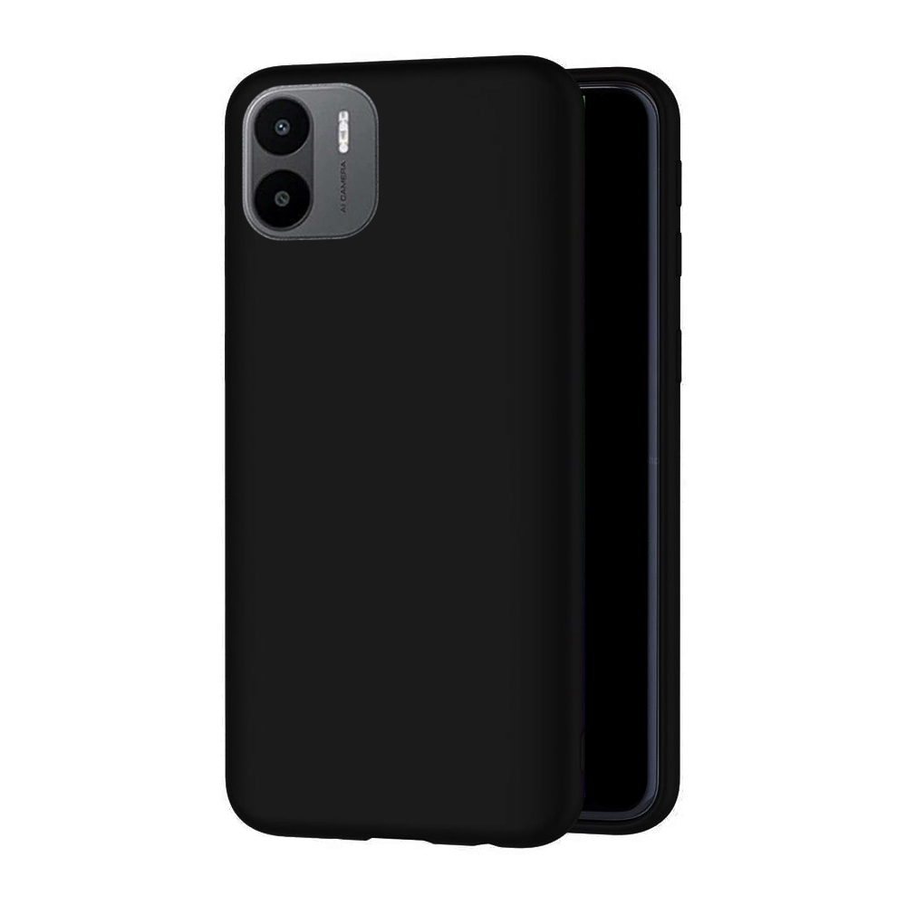 Xiaomi Redmi A2 Telefontok - fekete szilikon hátlap tok