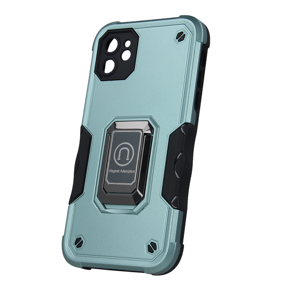 iPhone 11 Telefontok - Defender Bulky - zöld ütésálló, kitámasztható hátlap tok