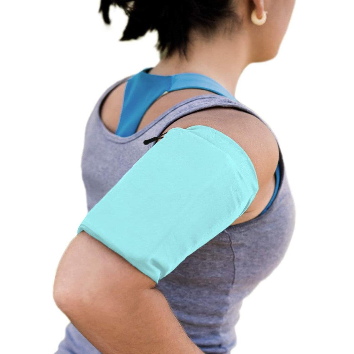 Kék sport karpánt L (30 - 38 cm)