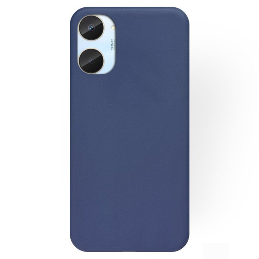 Realme 10 Telefontok - kék szilikon hátlap tok