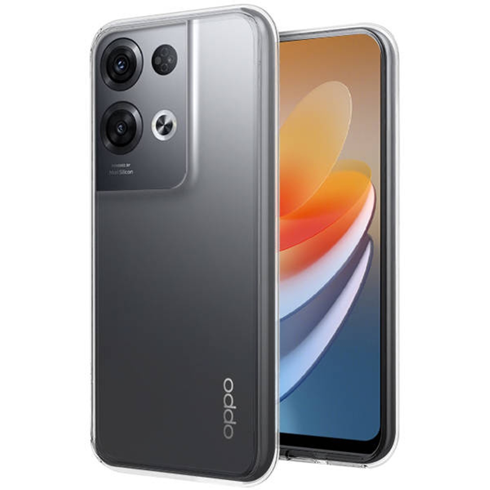 Oppo Reno8 Pro Telefontok - átlátszó szilikon hátlap tok