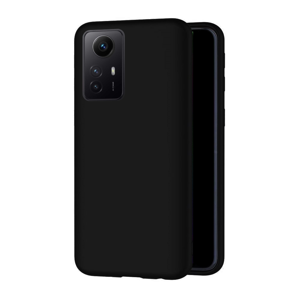 Xiaomi Redmi Note 12S Telefontok - fekete szilikon hátlap tok