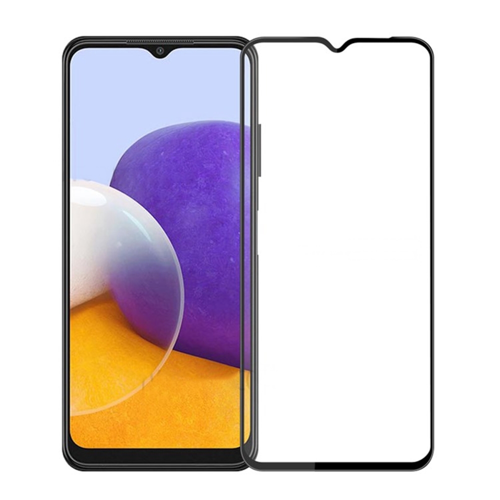 Samsung Galaxy F42 5G üvegfólia- 5D full glue, super kemény tokbarát fólia fekete kerettel