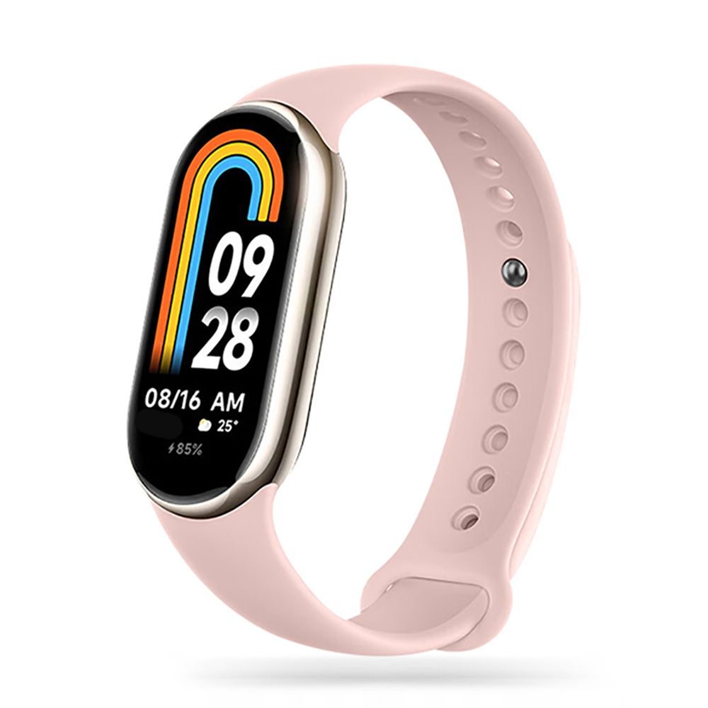 Okosóra szilikon szíj - Xiaomi Mi Band 8 / 8 NFC - pink szilikon szíj