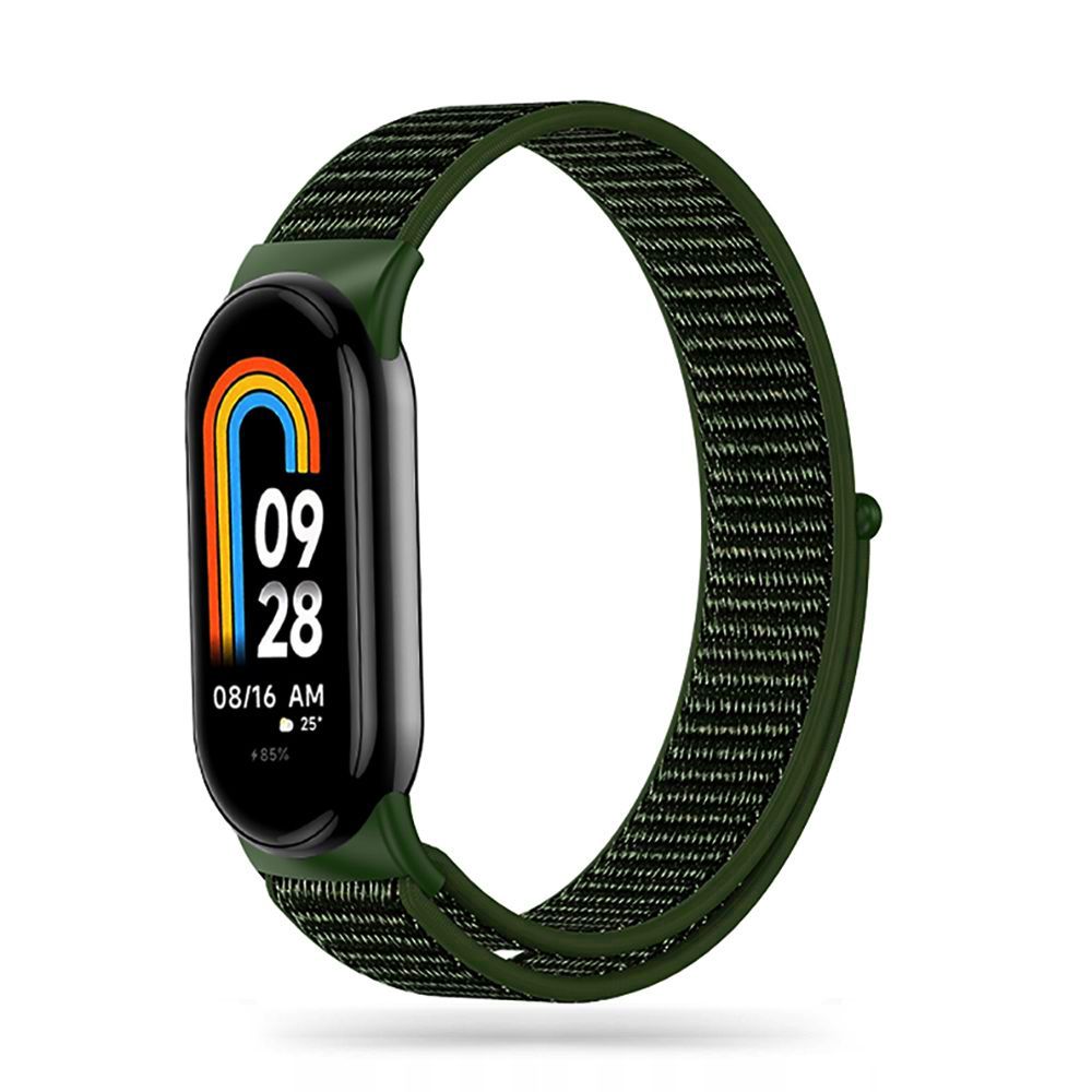 Okosóra szíj - Xiaomi Mi Band 8 / 8 NFC - Tech- Protect Nylon - zöld szövet szíj
